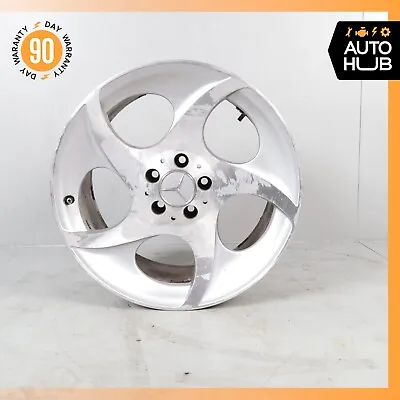 Mercedes R230 SL500 SL600 9.5 X R18 18  Rear Wheel Rim Silver 2304011802 OEM • $236.55