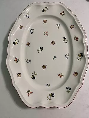 Villeroy And Boch Petite Fleur  14  Oval SERVING PLATTER • $22.50