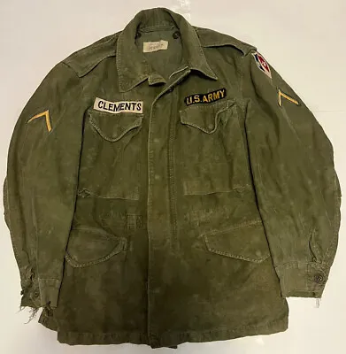 Vintage 1950s M51 Field Jacket M65 Cold Weather OG-107 50s Dated Vietnam S Short • $84.99