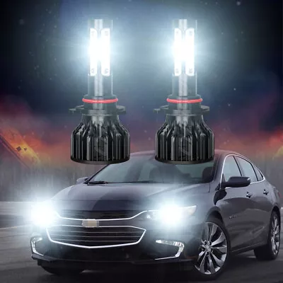 For Chevy Malibu 2016-2018 - 2PC 6000k LED Headlights Bulbs High/Low Beam Kit • $29.99