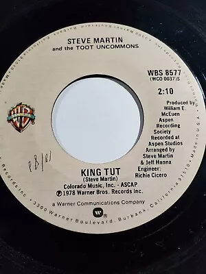 STEVE MARTIN 45 RPM 7   - King Tut VG F139 • $7.95