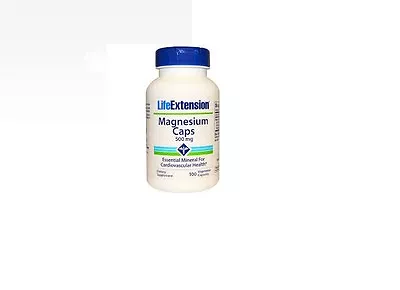 Magnesium Caps 500 Mg 100 Veggie Caps - Life Extension • £14.12