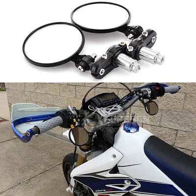 For Suzuki DRZ-400 DRZ400 CNC Motorcycle Foldable 7/8  Bar End Mirrors Rearview • $19.69