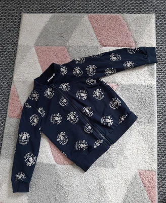 £6.99 • Buy Boys Name It Navy Blue Cream Zip Hoodie Jacket Coat Age 2-3 Years Lightly Used 