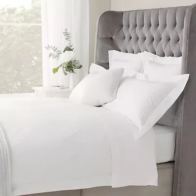 Pair Of Egyptian Cotton 1000 Thread Count Pillow Cases White - All Uk Sizes • £29.95