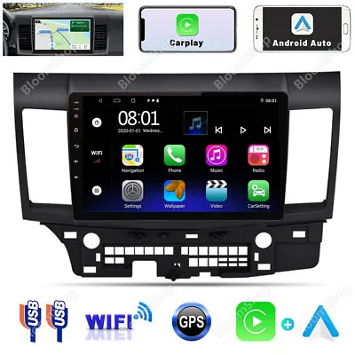 CarPlay Android 13 Car Radio Stereo For Mitsubishi Lancer 2008-17 GPS Navi WIFI • $109.87