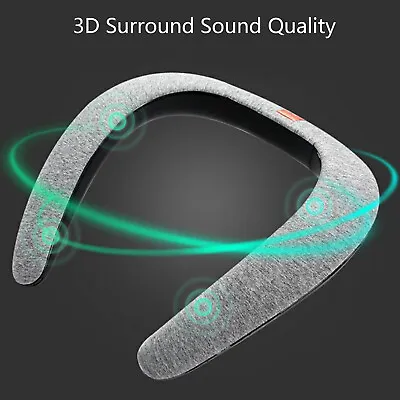 $24.73 • Buy Bluetooth 5.0 Speaker Hands Free Neckband Wireless Sound Wear Neck Speakers