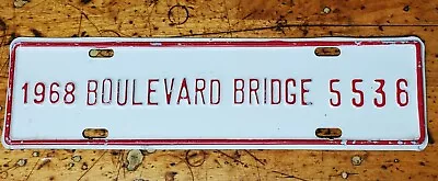 $48.99 • Buy 1968 Boulevard Bridge Richmond Virginia License Plate Topper Attachment VA Toll