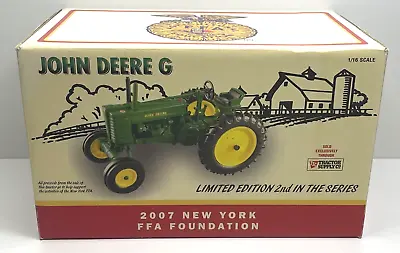 ERTL - John Deere G - 2007 New York FFA Foundation - 1:16 Scale • $71.99