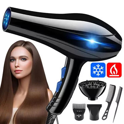 2200W Professional Style Hair Dryer Nozzle Concentrator Blower Pro Salon Heat UK • £8.99