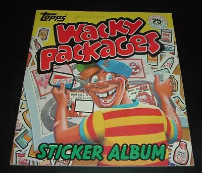 LQQK  Vintage 1982  TOPPS WACKY PACKAGES STICKER ALBUM With All Stickers • $6.50