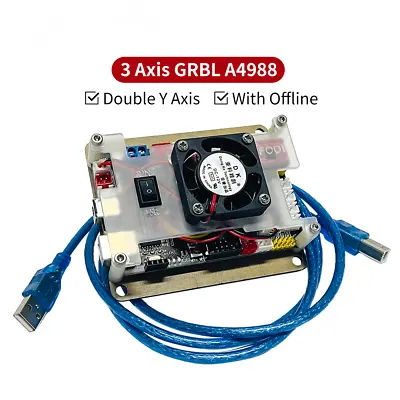 CNC Laser Machine 2 Axis 3 Axis Control Board Grbl Controller Board USB Port • $26.48