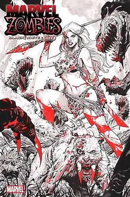 Marvel Zombies Black White Blood #4 Tbd Artist Var Marvel Comic Book 2024 • $10.49