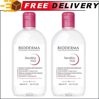 $42.06 • Buy Bioderma Sensibio H2O Micellar Water Makeup Remover Cleanser Face Cleanser 500ml