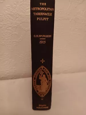 Metropolitan Tabernacle Pulpit Volume 61 Spurgeon Pilgrim Publications VERY RARE • $59