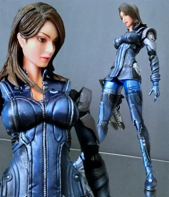 Square Enix Play Arts Kai Mass Effect 3 Ashley Williams Figure MIB In The US • $189.99
