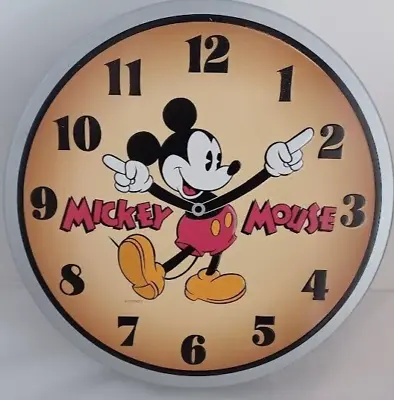 Mickey Mouse Clock Lollipop Tin Canister Series 1996 Empty • $4.99