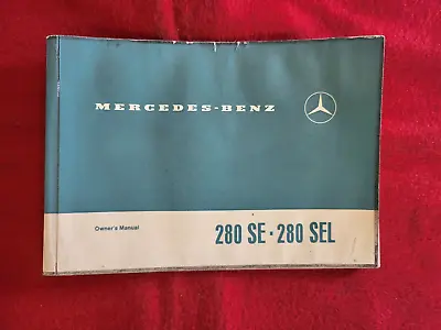 Mercedes-Benz 280SE 280SEL W108 Owner's Manual #:108 584 47 96 • $69