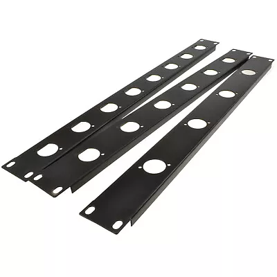 4/6/8 Hole D Type Networking/Flight Case Panel Mount Plate For XLR/PA • £7.70