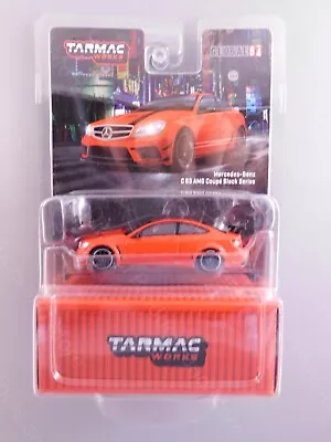 2021 Tarmac Works Global64 RED MERCEDES-BENZ C63 AMG BLACK SERIES 1:64 Scale • $29.95