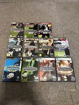 Football Manager Pc Game Lot Collection Set 2006-2018 2010 & 2016 Missing • $136