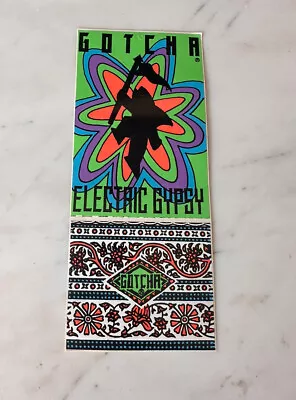 Gotcha Surfboards Clothing Neon Vintage Surfing STICKER Electric Gyspy • $13.99