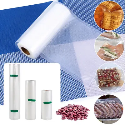 $7.85 • Buy Vacuum Food Sealer Roll Bags Saver Seal Storage Heat-qy