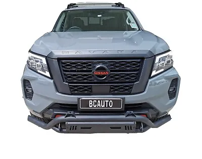 Heavy Duty Steel Nudge Bar Bumper Protect For Nissan Navara D23 15-23 Light Tab • $399.95