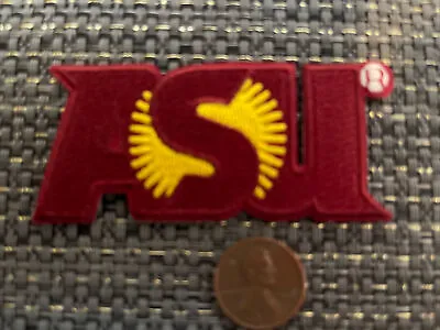 ASU Arizona State University Sun Devils Vintage Embroidered Iron On Patch 3  • $6.69