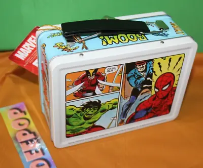 Carlton Marvel Superhero Christmas Holiday Ornament Trio Lunchbox Set CXOR-144L • $19.99