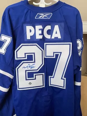 MICHAEL PECA Toronto Maple Leafs Signed Reebok Made In Canada 54 RBK Jersey MIC • $328.11