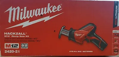 Milwaukee M12 HACKZALL Reciprocating Saw Kit 2420-21 • $85