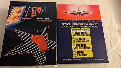 Elton John The Red Piano 2dvd's 2 Cd;s Dream Ticket 4 Dvd;s • $14.99