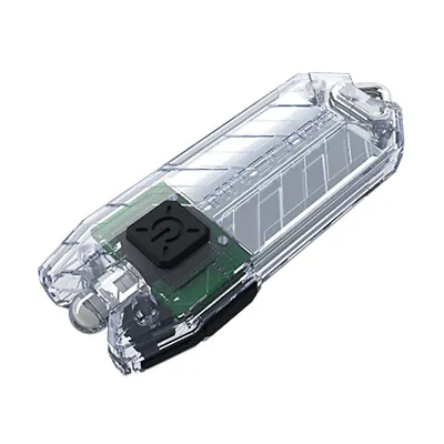 NITECORE TUBE V2.0 55 Lumen USB Rechargeable Keychain Flashlight (Transparent) • $9.99