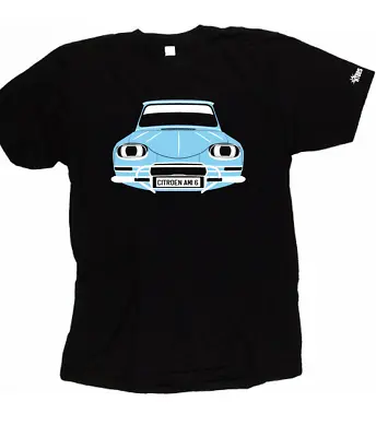 £21.99 • Buy CUSTOM HTees T-shirt - CITROEN AMI 6 Citroën 3CV, Choose Car Color & Plate S-3XL