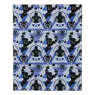 Kid's Marvel Avengers Black Panther Plush Fleece Throw Blanket 46 X 60in NEW • $29.99