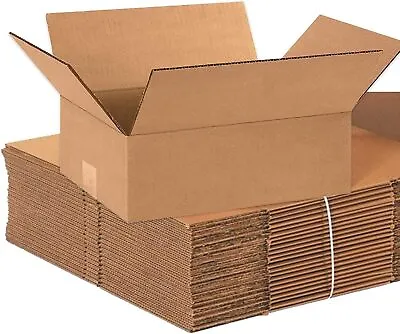 25 Pack Shipping Boxes12X9X4 Corrugated Cardboard Box For Moving Mailing Packing • $26.20