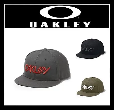 Oakley Octane Hat Snapback Cap Adjutable Flatbill Gear Apparel (new) • $19.95