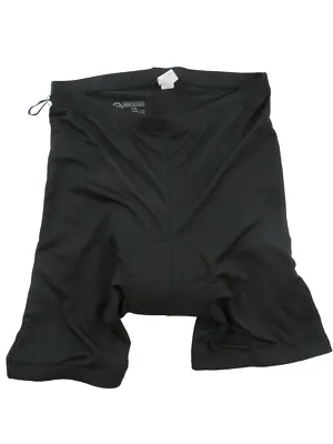 Canari Cycling Padded Mountain Bike Mens Shorts Size Large Black Stretch Spandex • $13.99