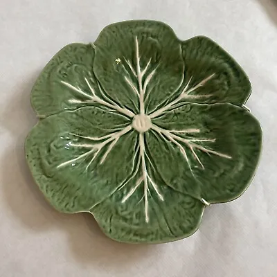 VTG Bordallo Pinheiro Cabbage Green Replacement Dinner Plate 10.75” • $34.99