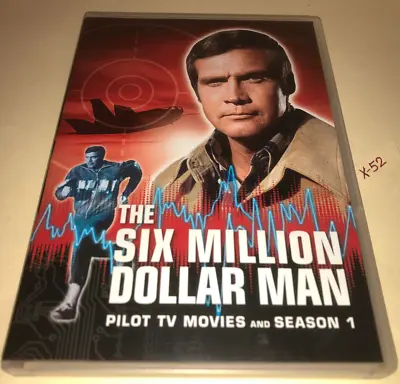 Six Million Dollar Man DVD Complete Season 1 Pilot Tv Movies Lee Majors Cyborg • $19.79