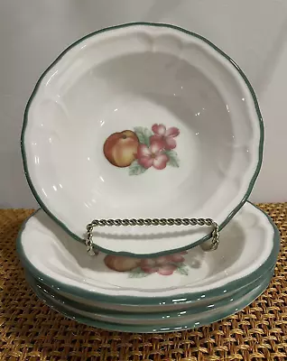 Noritake EPOCH “MARKET DAY” Set Of 4 Cereal/Salad Bowls NICE! • $22.99