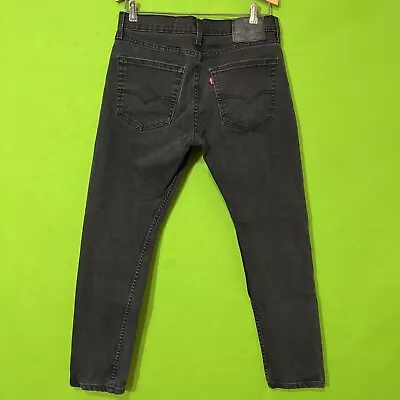 Levis 512 Jeans 32X30 Black Denim WPL 423 Classic Waterless Straight Zip Fly • $20