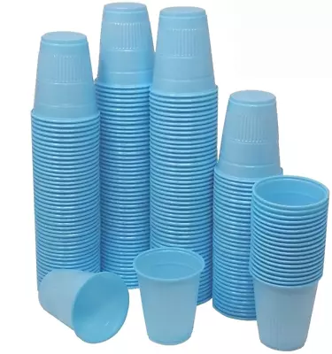 5 Ounce Disposable Plastic Cups - 200 Count - Sky Blue • $17.33