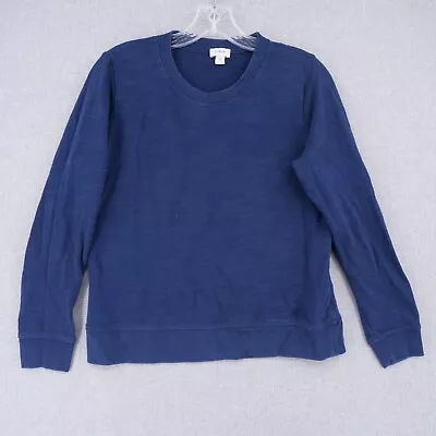 J. Crew Sweater Womens S Small Blue Sweatshirt Long Sleeve Casual • $10