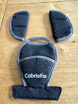 Maxi Cosi Shoulder & Crotch Harness Pads - Maxi Cosi Cabriofix Car Seat - Grey • £10