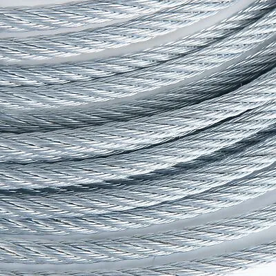 5/16  Galvanized Aircraft Cable Steel Wire Rope 7x19 (350 Feet) • $312