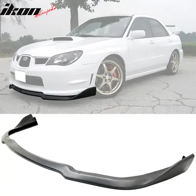 Fits 06-07 Subaru Impreza WRX STI Front Bumper Lip Spoiler Bodykit CS2 Style PU • $69.99