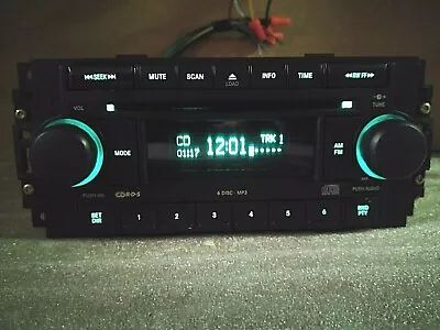 GENUINE Chrysler Dodge Jeep 2004 - 2010 Radio 6 Disc CD Player | RAQ P05091175AB • $114.69