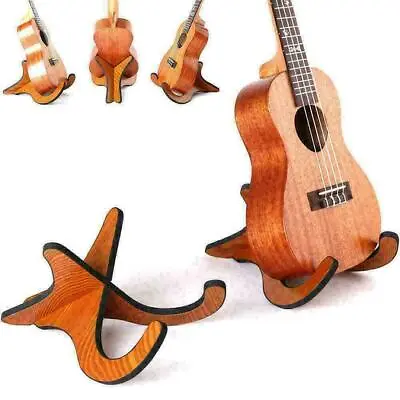 $15.55 • Buy Folding Ukulele Violin Bass Guitar Stand A Frame Floor Holder Ra Hanger  FAST